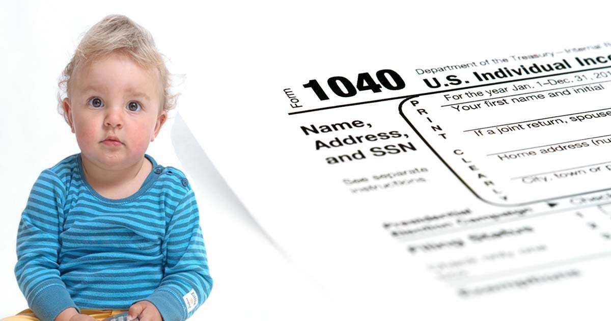 Child and 1040 Tax Return Child and 1040 Tax Return